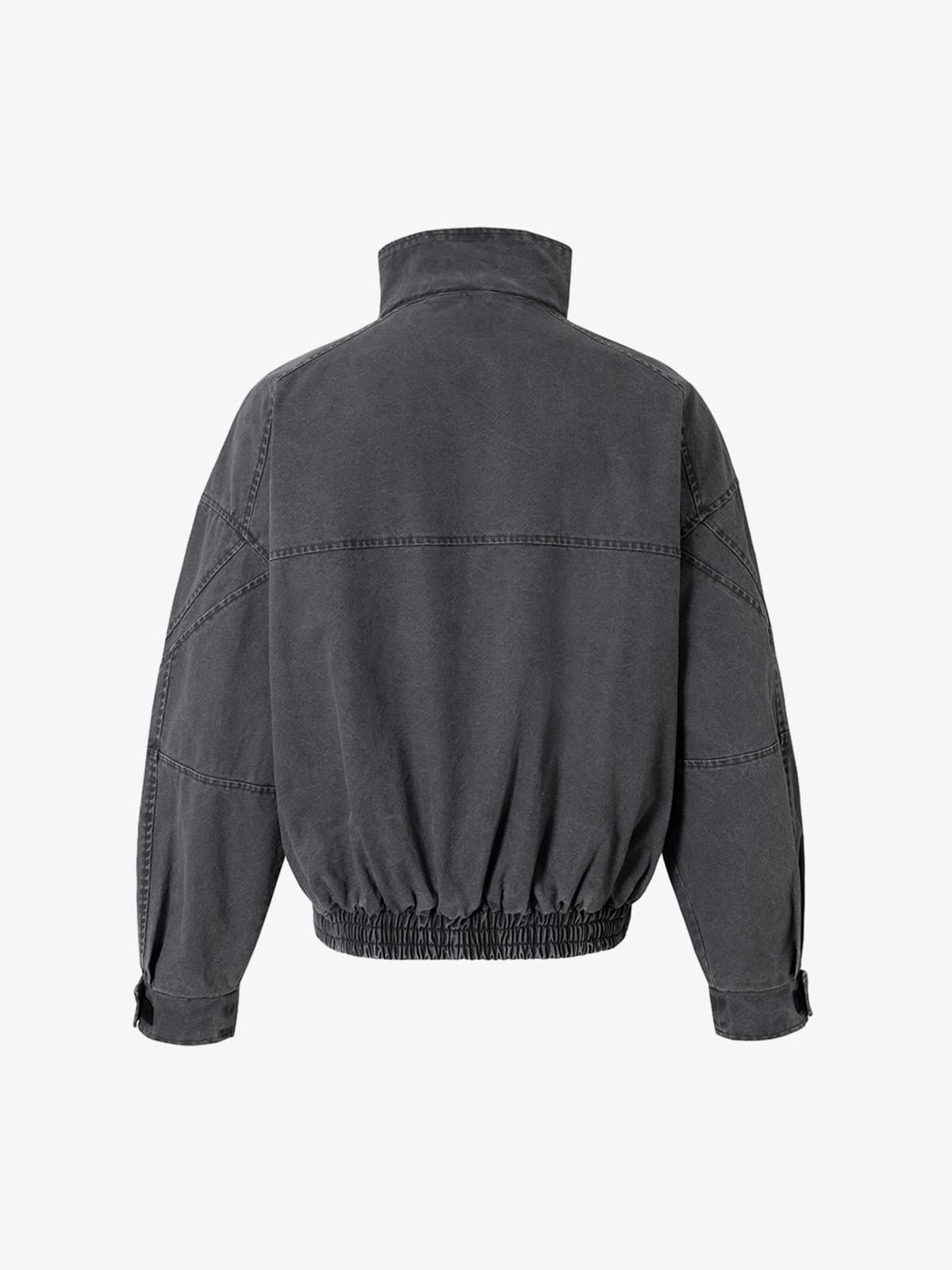 Stylish High-Collar Denim Jacket for All-Season Wear