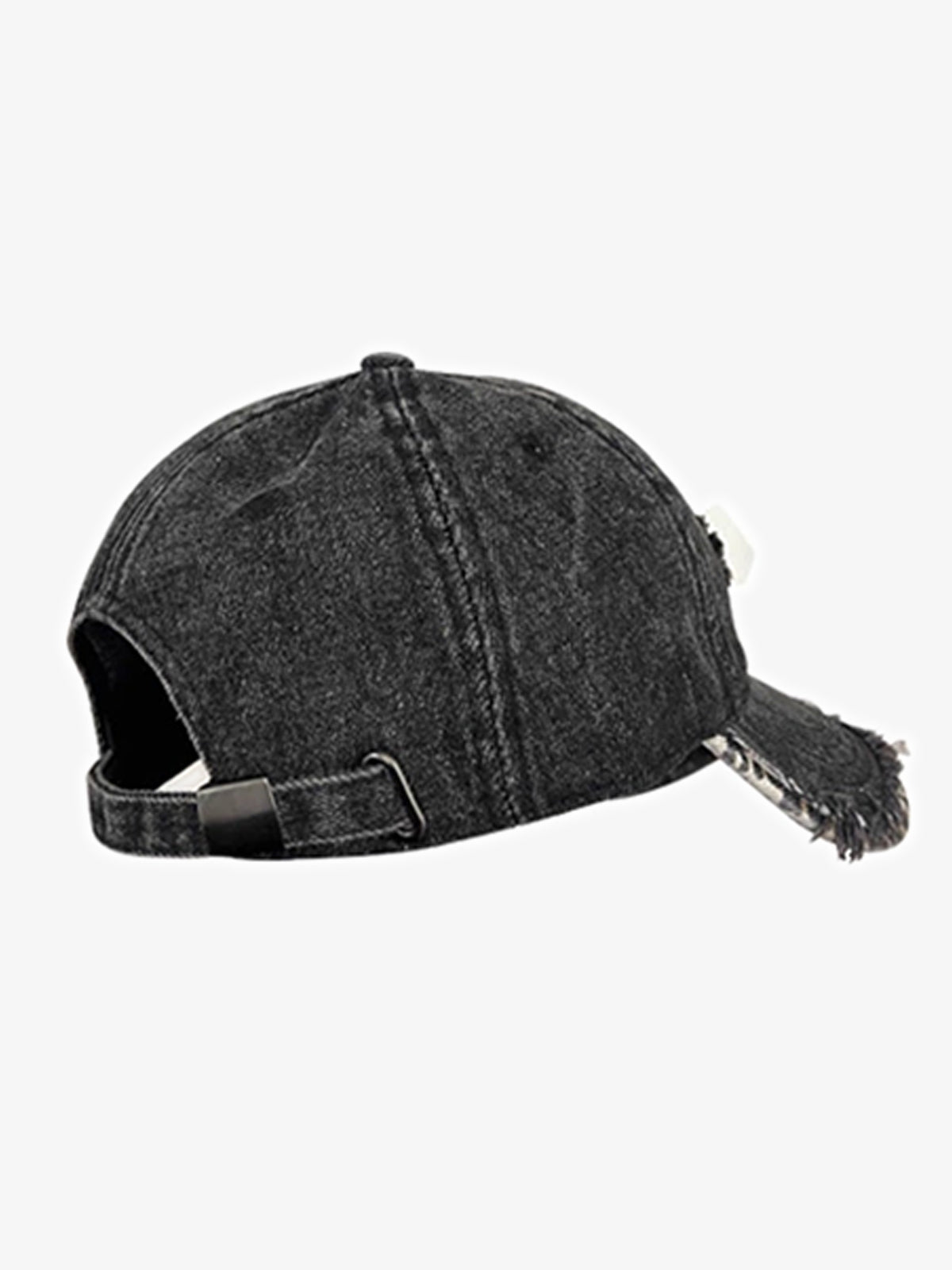 Stylish Denim Baseball Cap with Embroidered Letters for Casual Wear