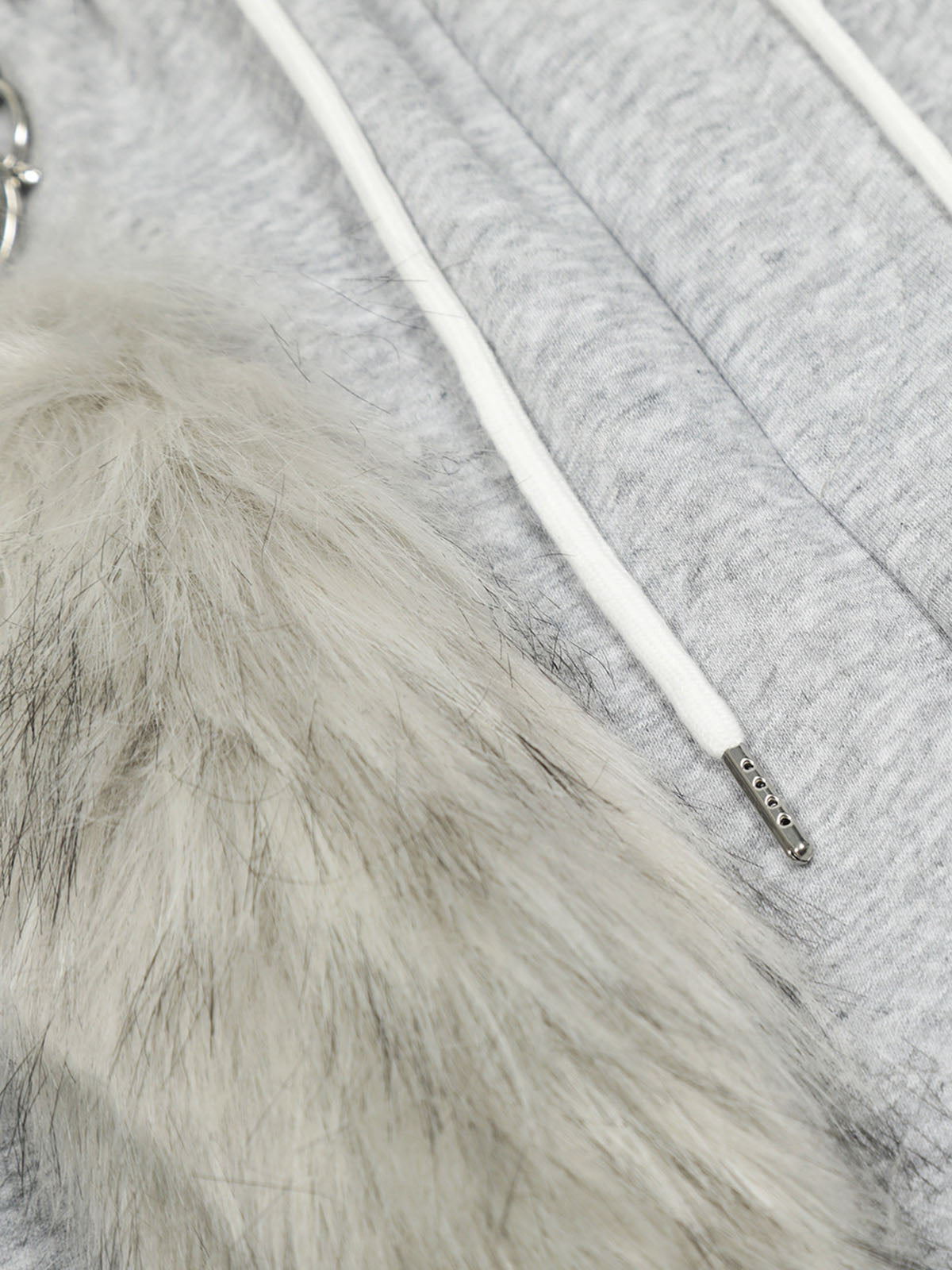 Stylish Wide-Leg Lounge Pants with Faux Fur Pom-Pom Detail