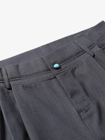 Turquoise Design Flared Scimitar Pants