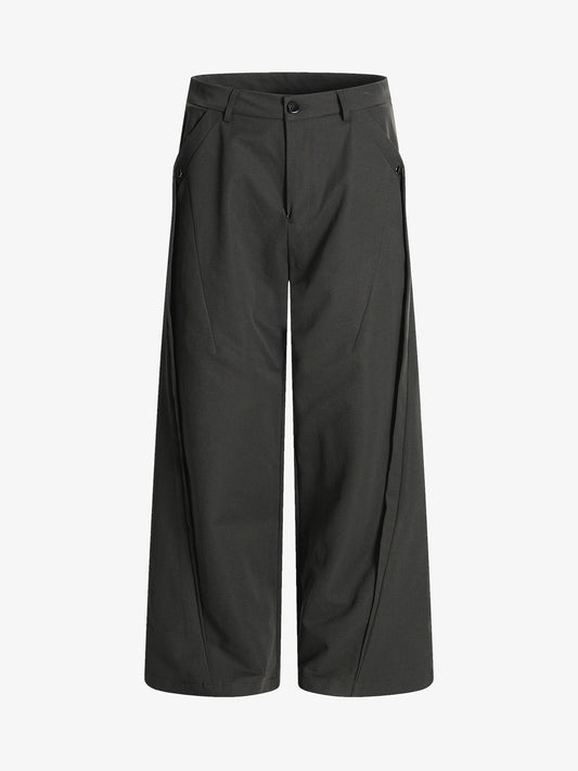 Street Deconstruction Split Casual Suit Pants