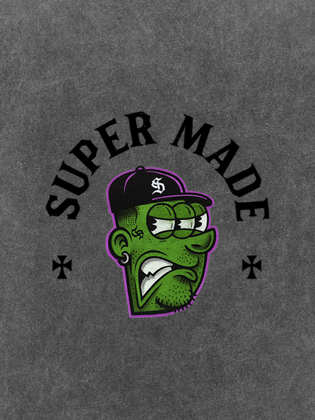 Graphic T-Shirt with Bold Monster Design for Casual Wear