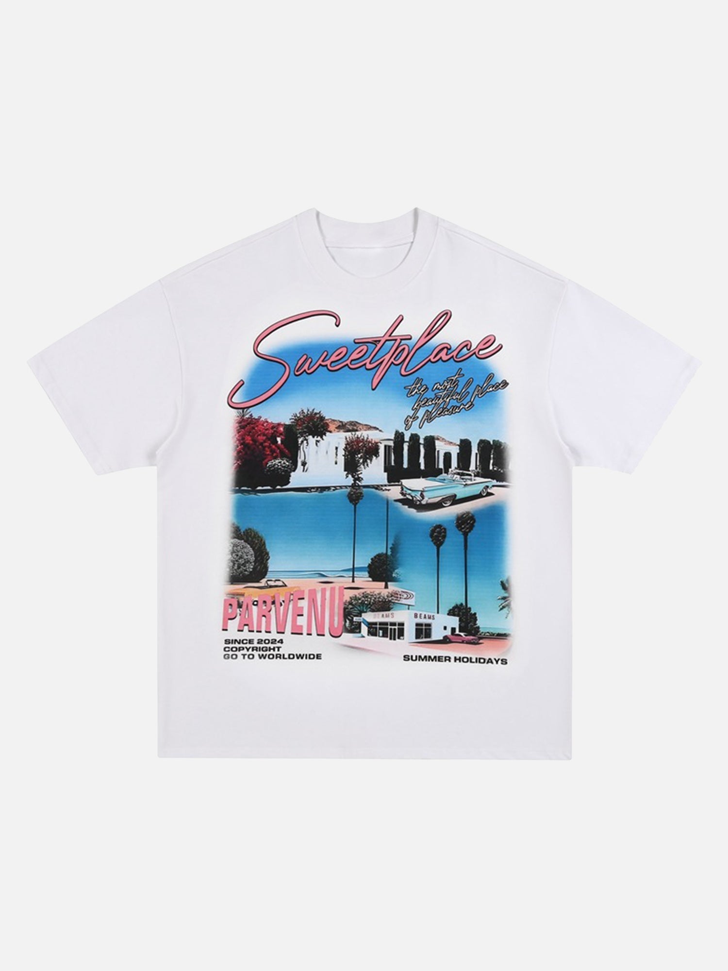 Oversize West Coast California Street T-shirt