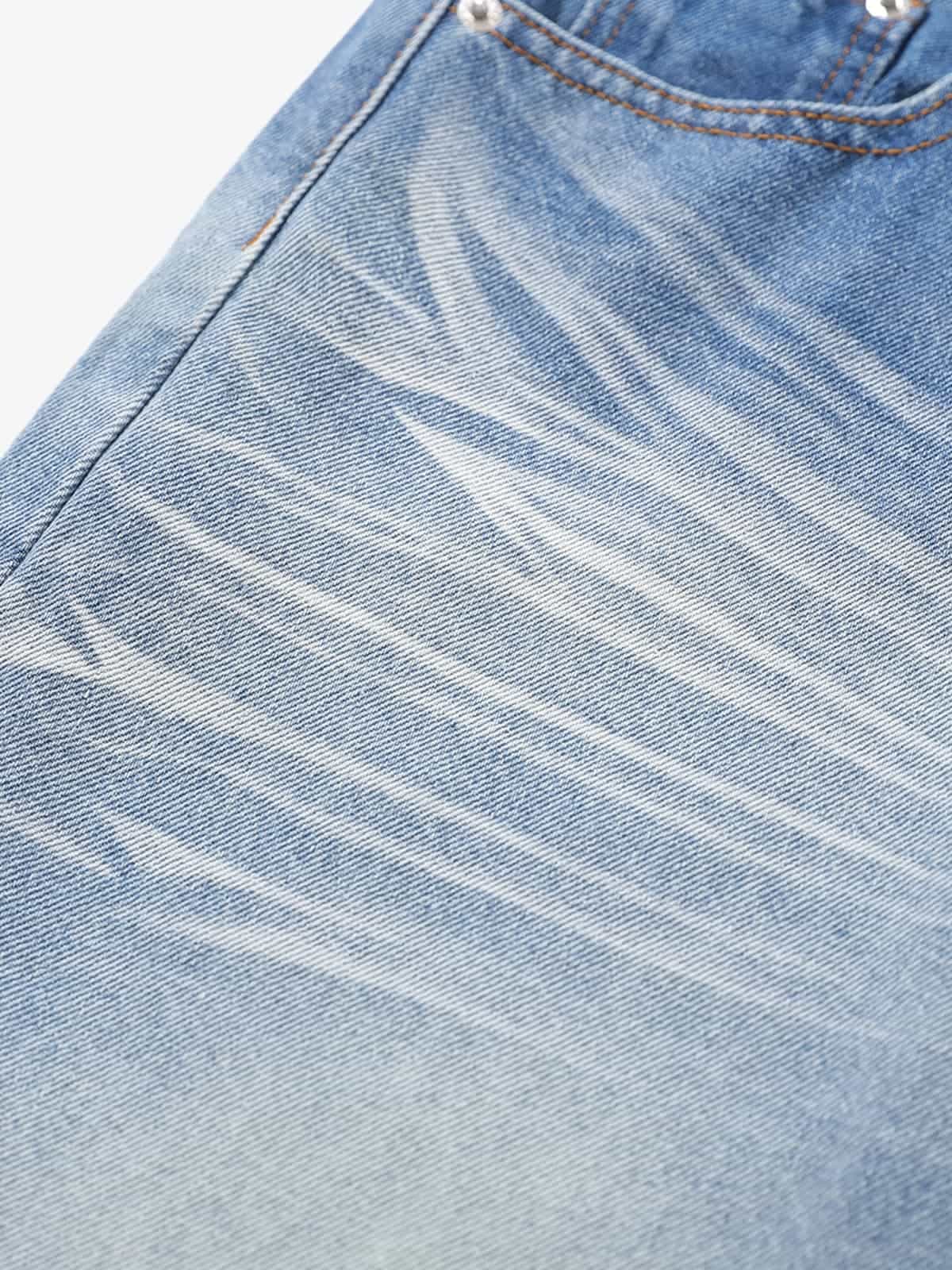 High-Waisted Wide-Leg Cargo Pants with Unique Pocket Design