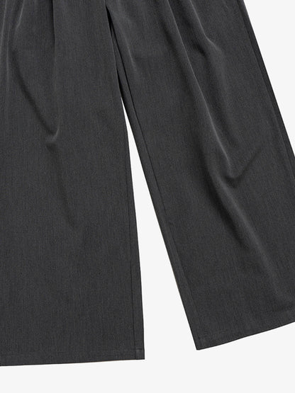 Stylish Wide-Leg Trousers with Unique Waistband Design for Modern Fashionistas