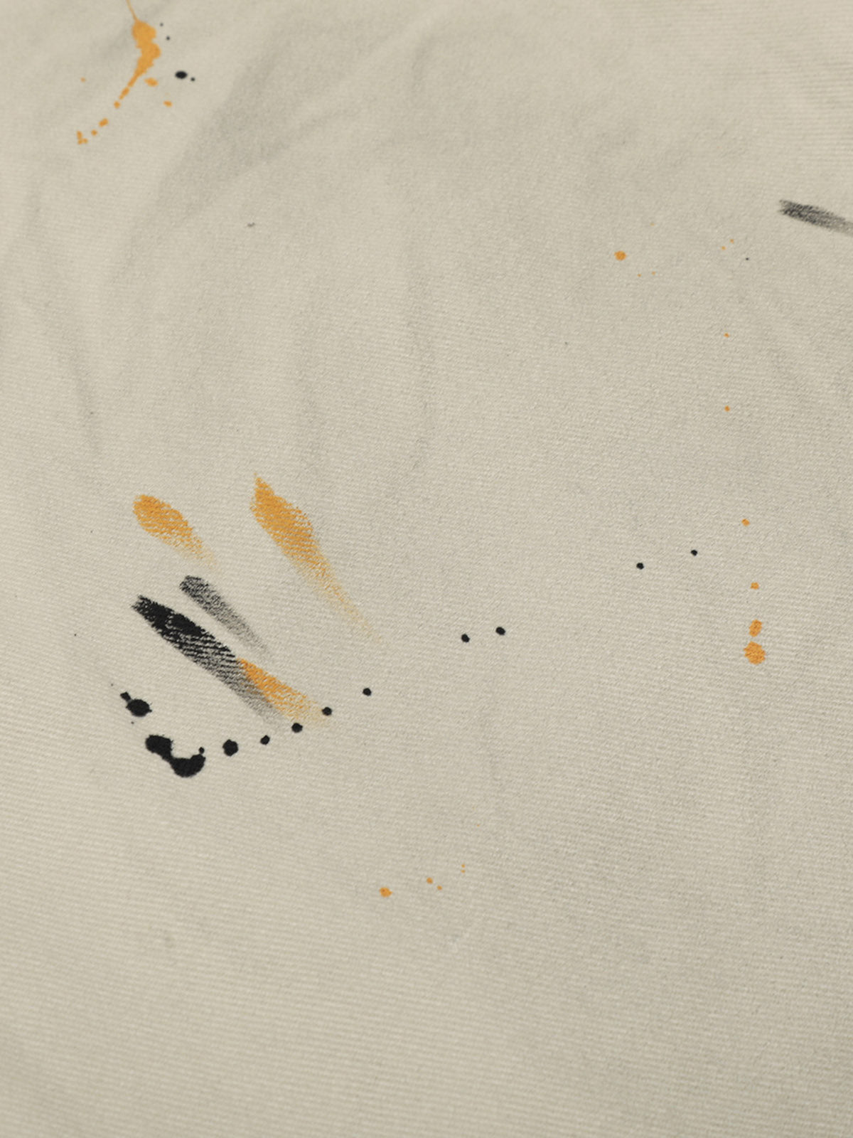 Retro Inkjet Dirty Dyed Barrel Pants