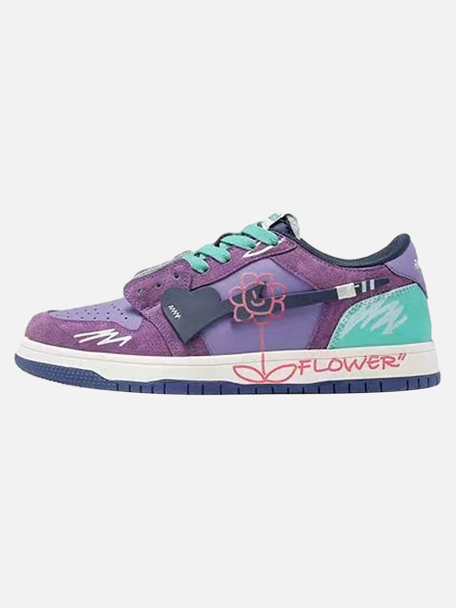 Hip-hop Trend Niche Sunflower Couple Sports Skate Shoes