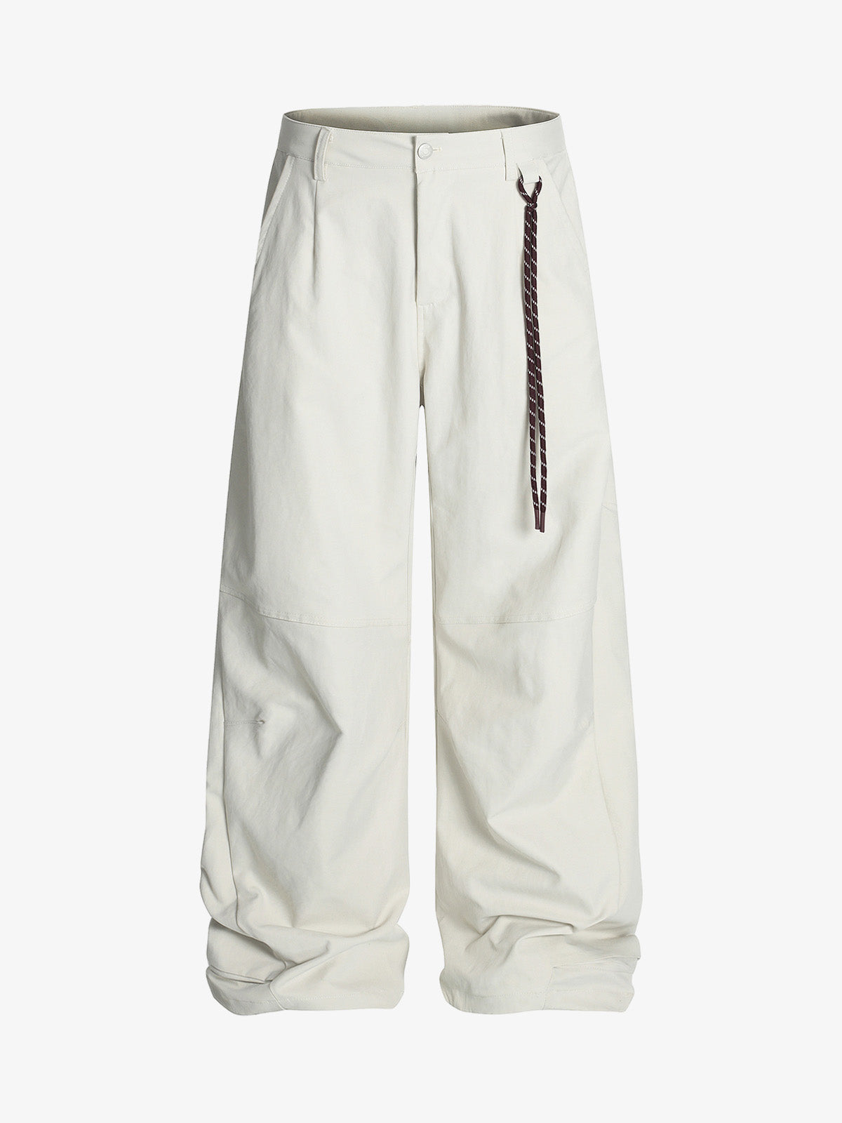 Belted Houndstooth Blazer Pants