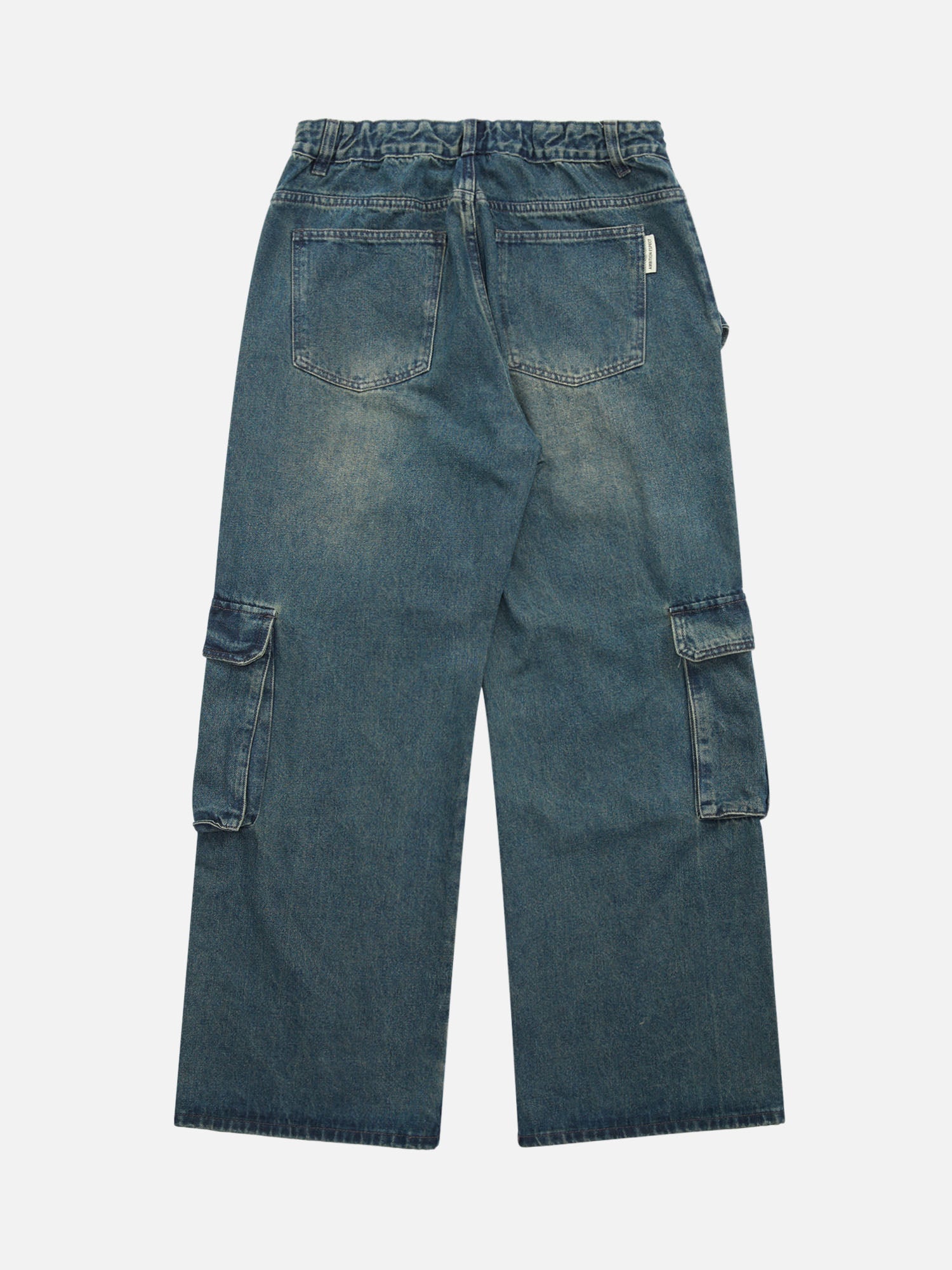 Thesupermade High Street Heavy Duty Design Multi-pocket Jeans