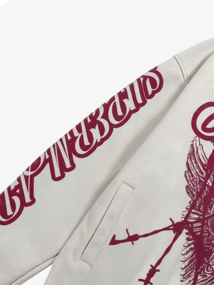 SuperMade Embroidered Jacket with Angel Design