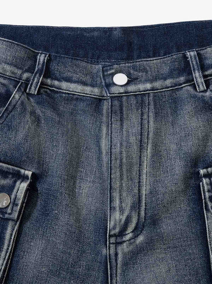 Thesupermade High Street Embroidery Hip-Hop Jeans - 2122