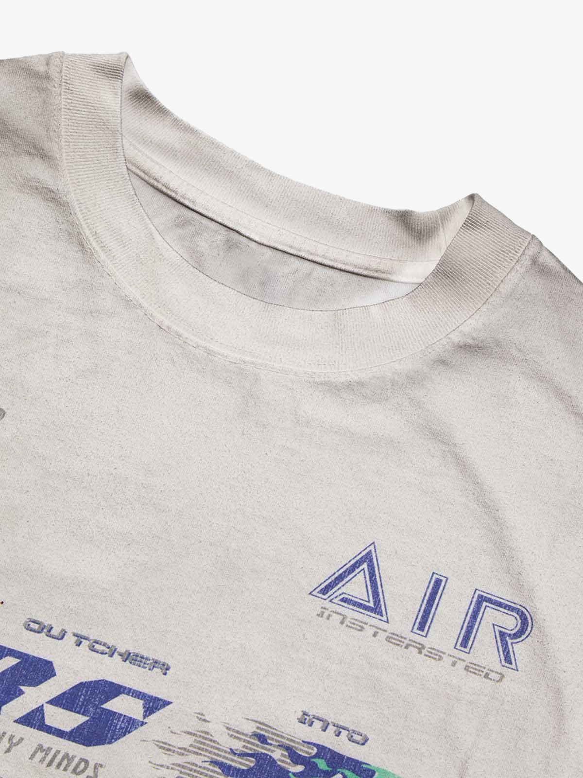 Thesupermade Washed Edge Long Sleeve T-shirt