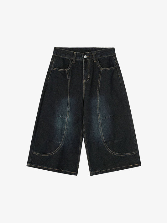 Cleanfit Stitched Barrel Jorts