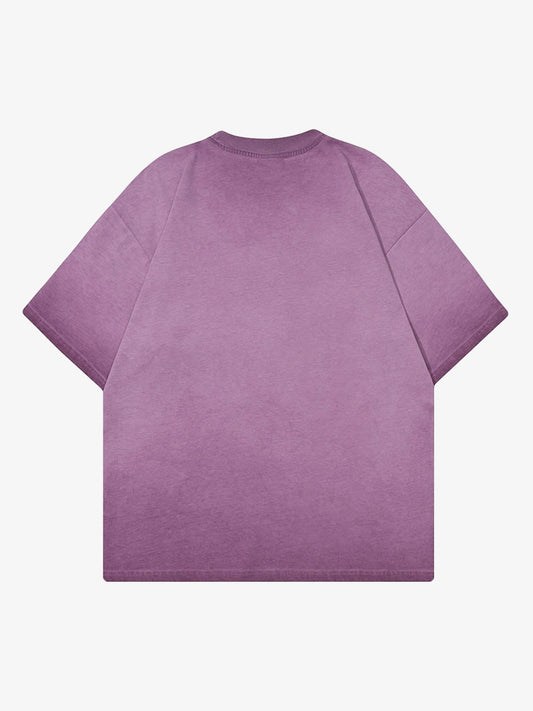 American-style sticker pattern cuttable T-shirt - 1510