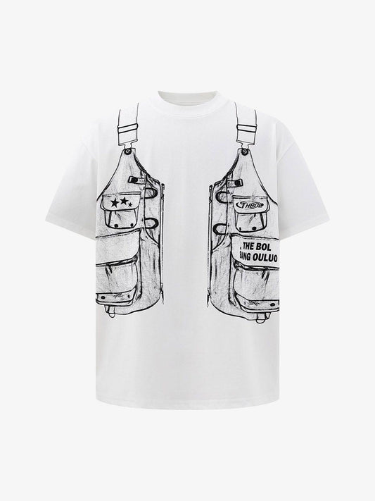 Jacket Print Graphic T-Shirt