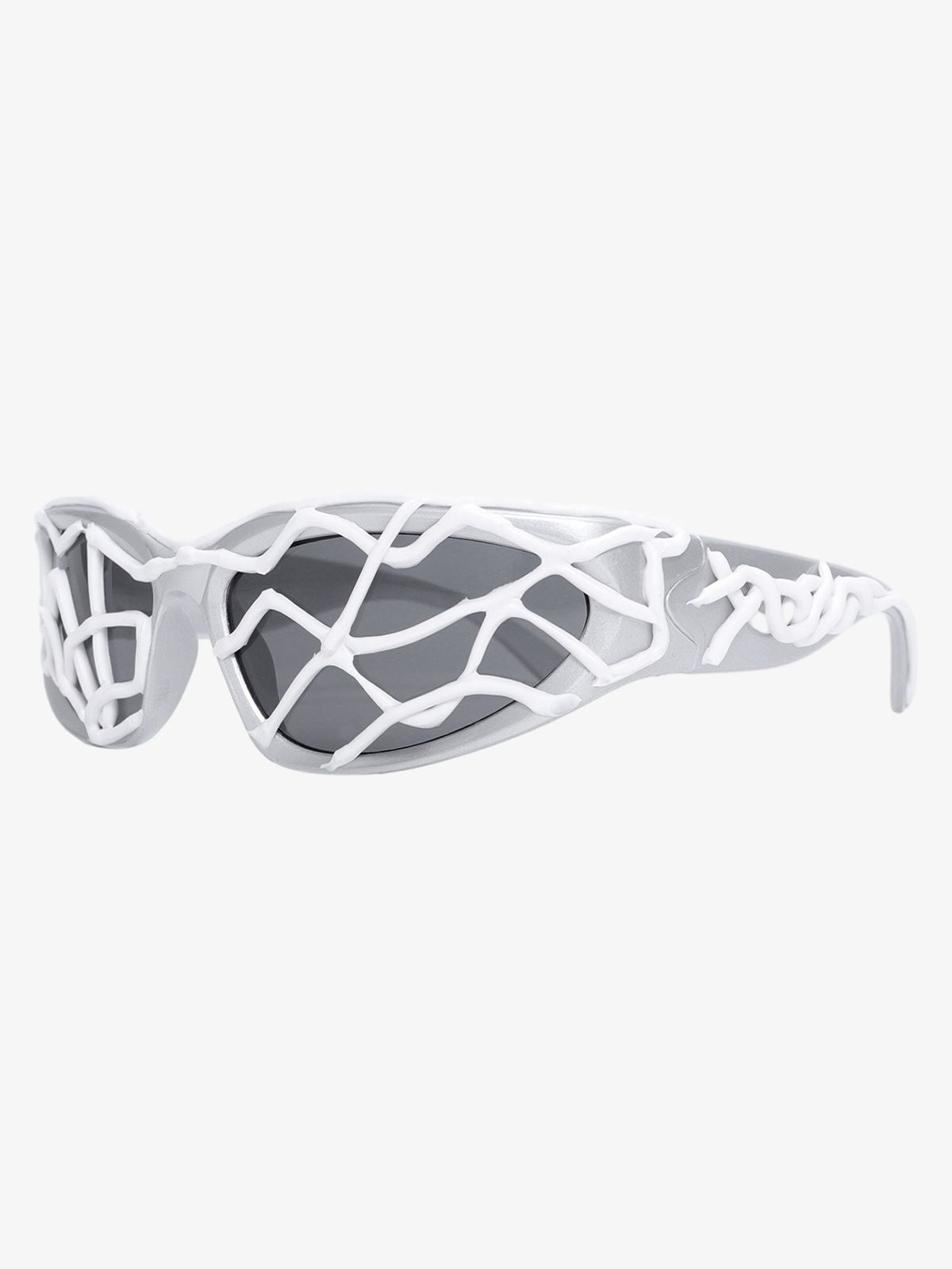 Futuristic Wavy Frame Sunglasses