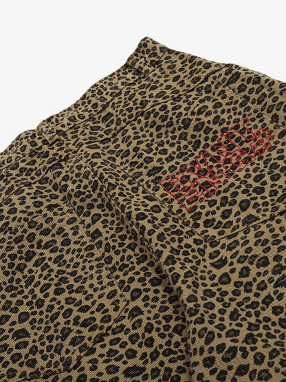Cheetah Print Barrel Pants - 2416