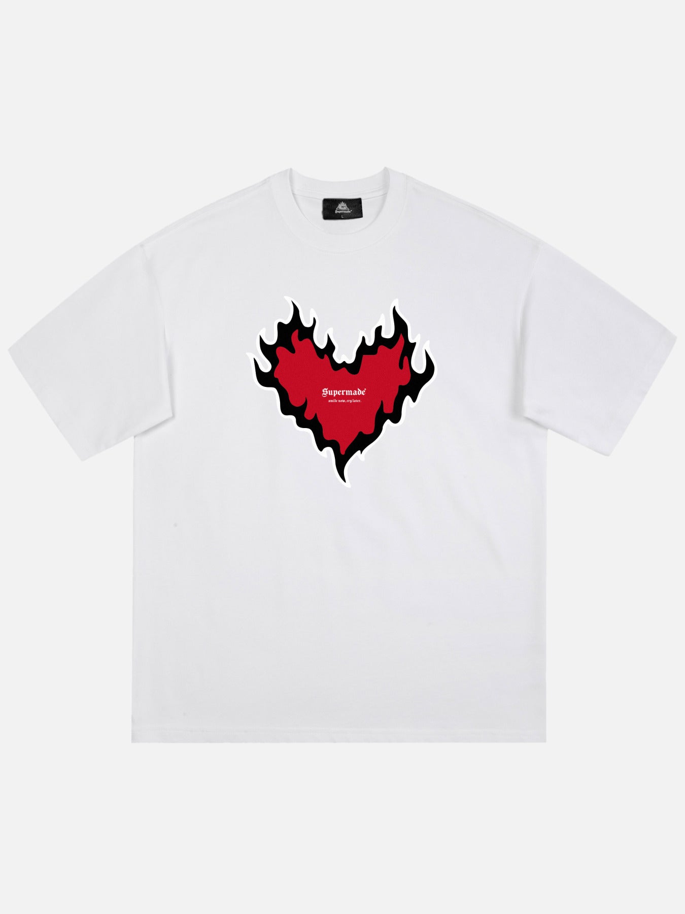 Thesupermade Heart Print T-shirt