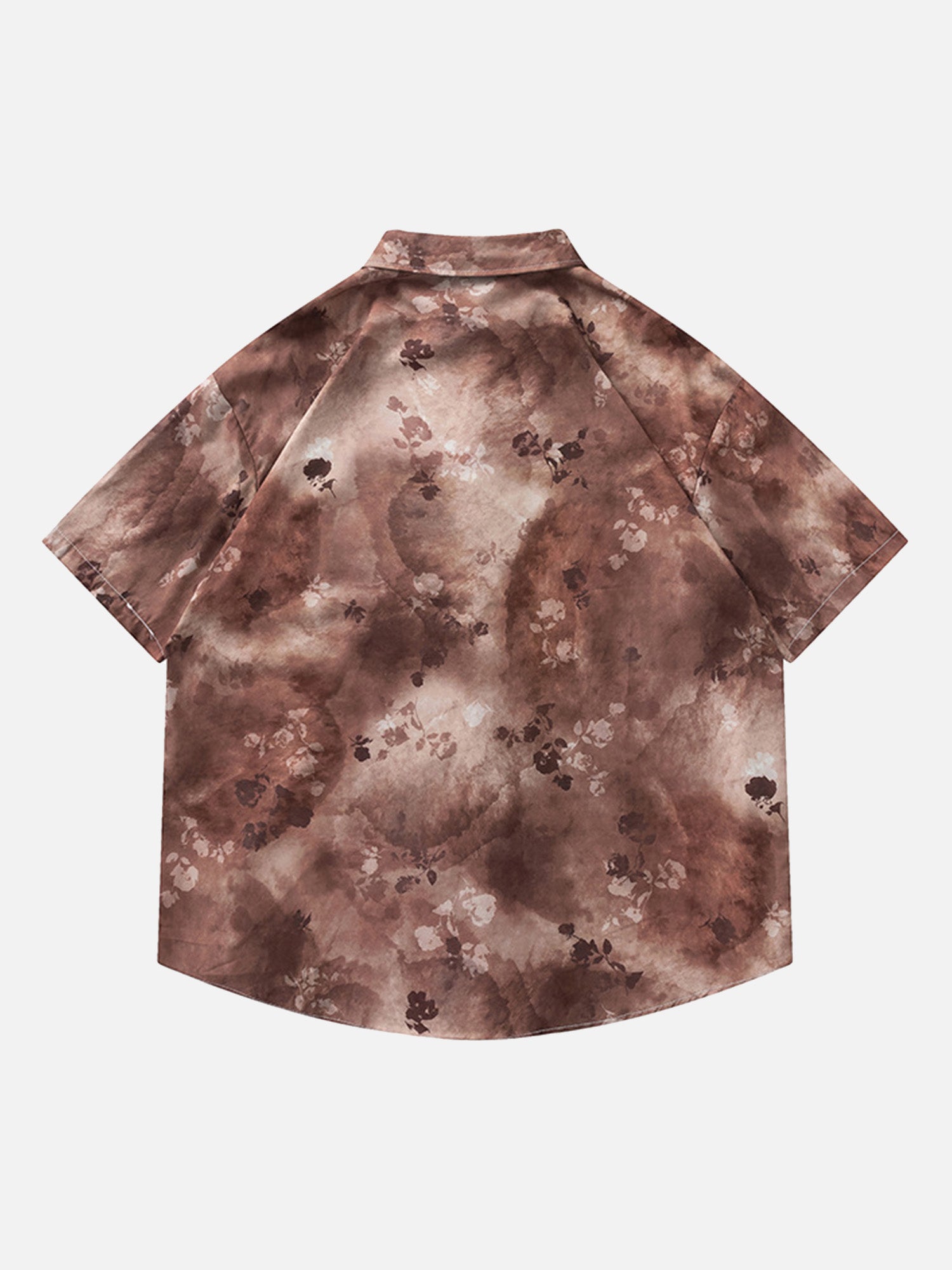 Thesupermade Trendy Versatile Mood Floral Print Shirts