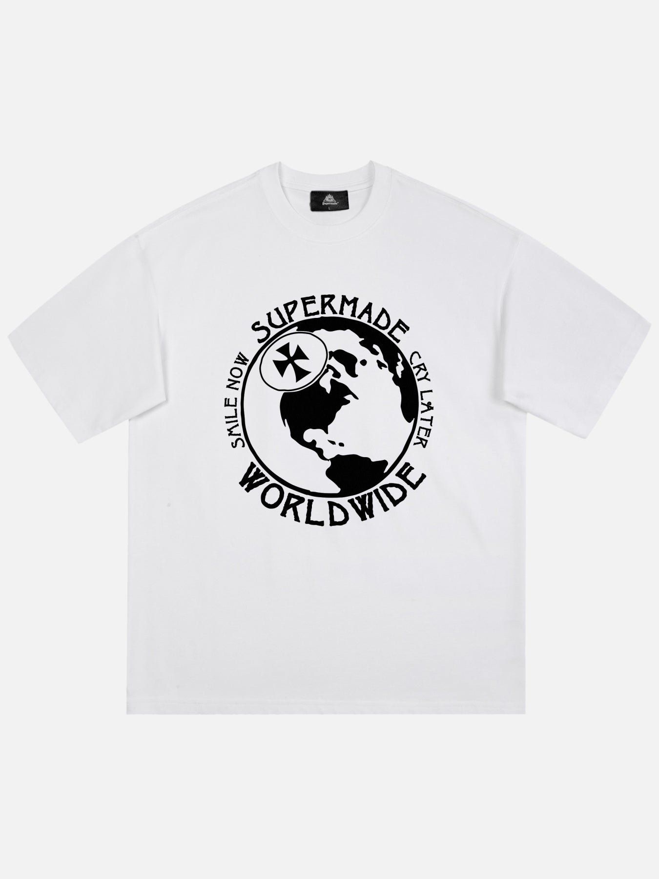 Thesupermade Globe Print T-shirt