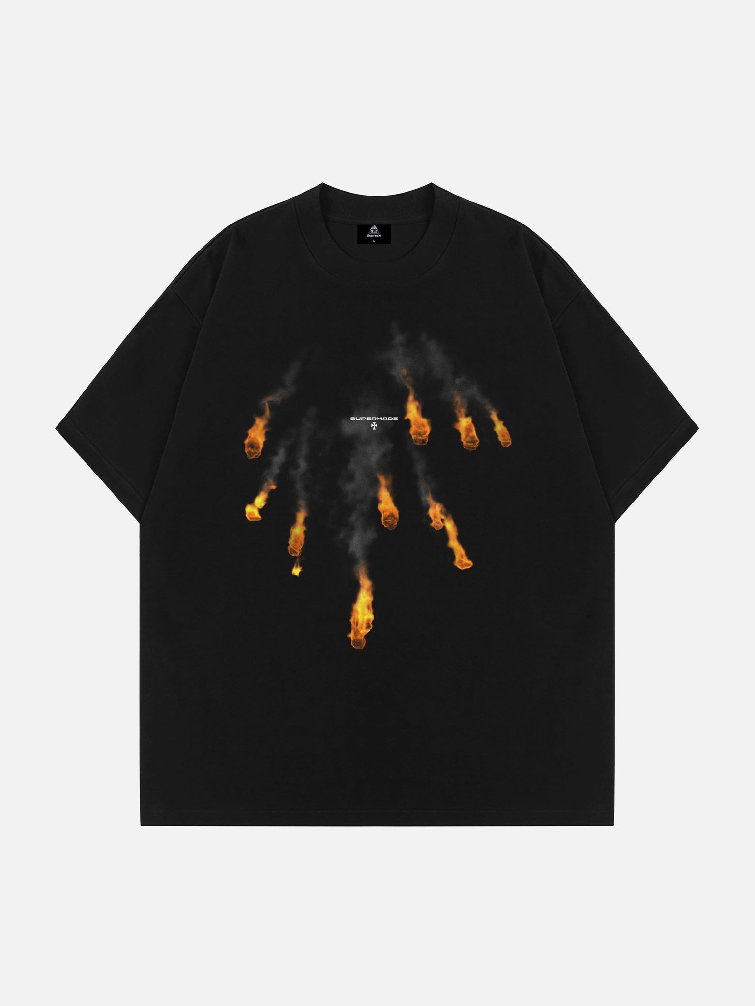 Thesupermade Fireball Printing T-shirt