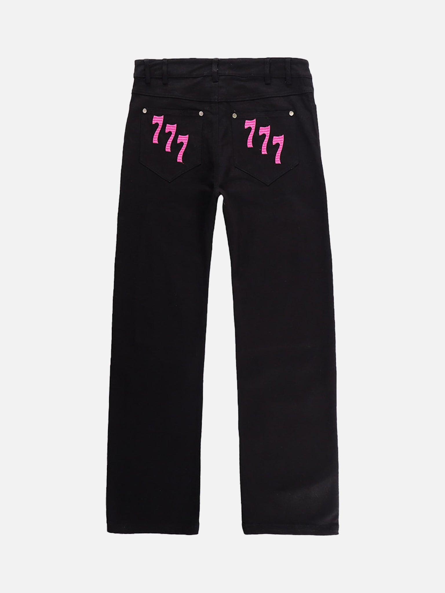 Thesupermade American High Street Digital Embroidered Jeans