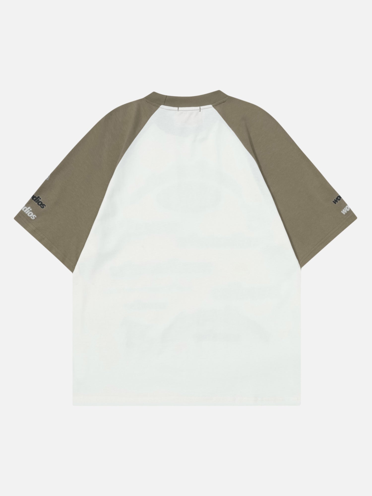 Thesupermade American High Street Retro Contrasting Color Design T-shirt