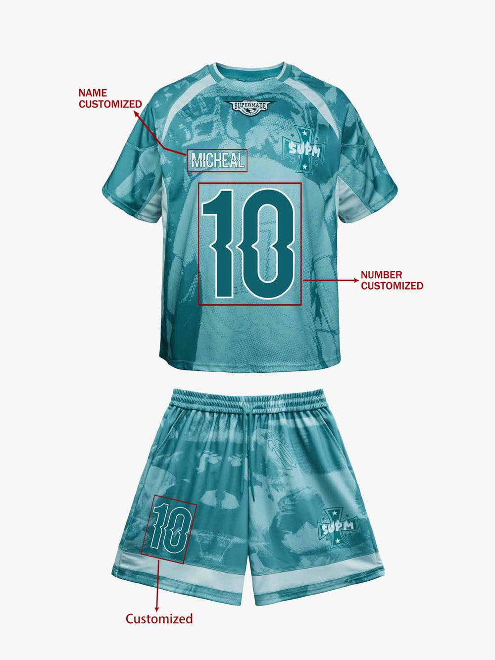 Retro World Cup Custom Jersey Set - 2627