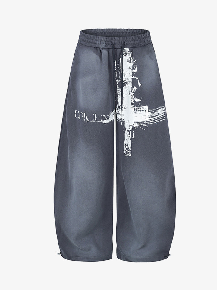 Graphic Washed Sweatpants