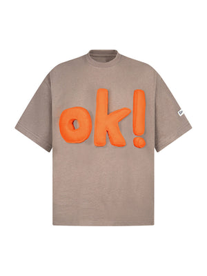 Fun "OK!" Graphic T-Shirt 