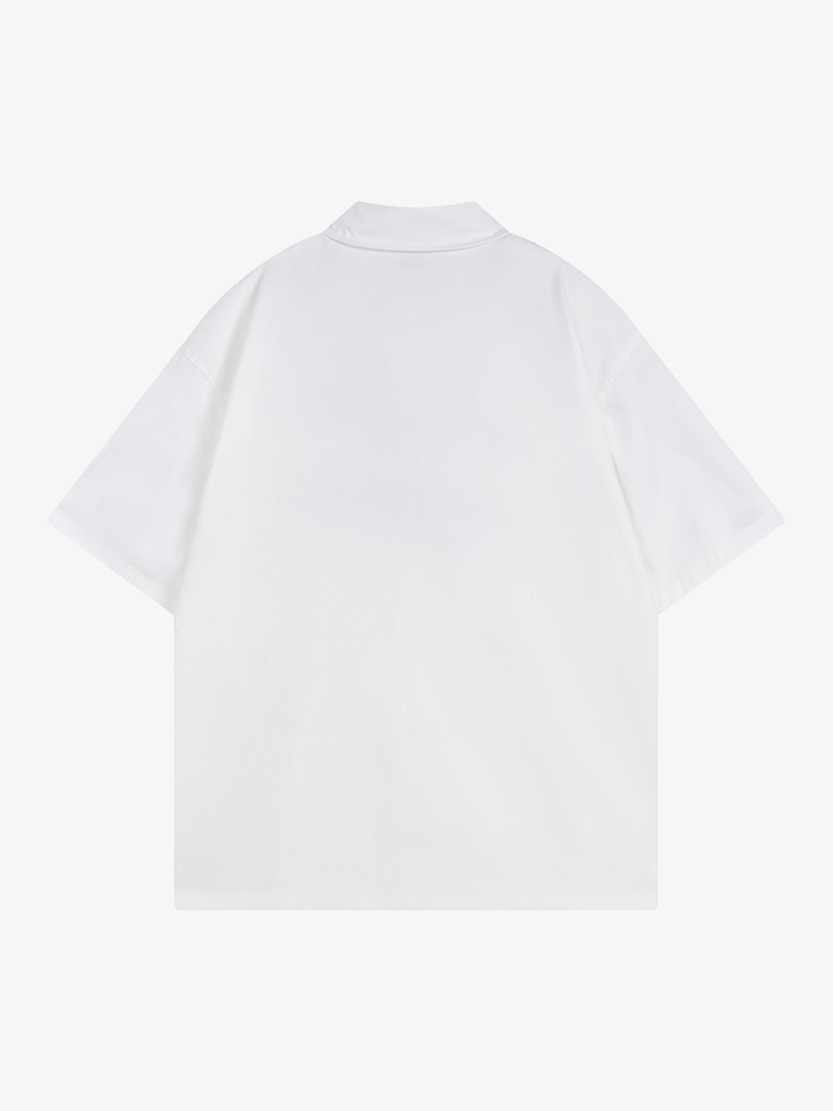 Racing Style Oversized Short Sleeve Shirt 