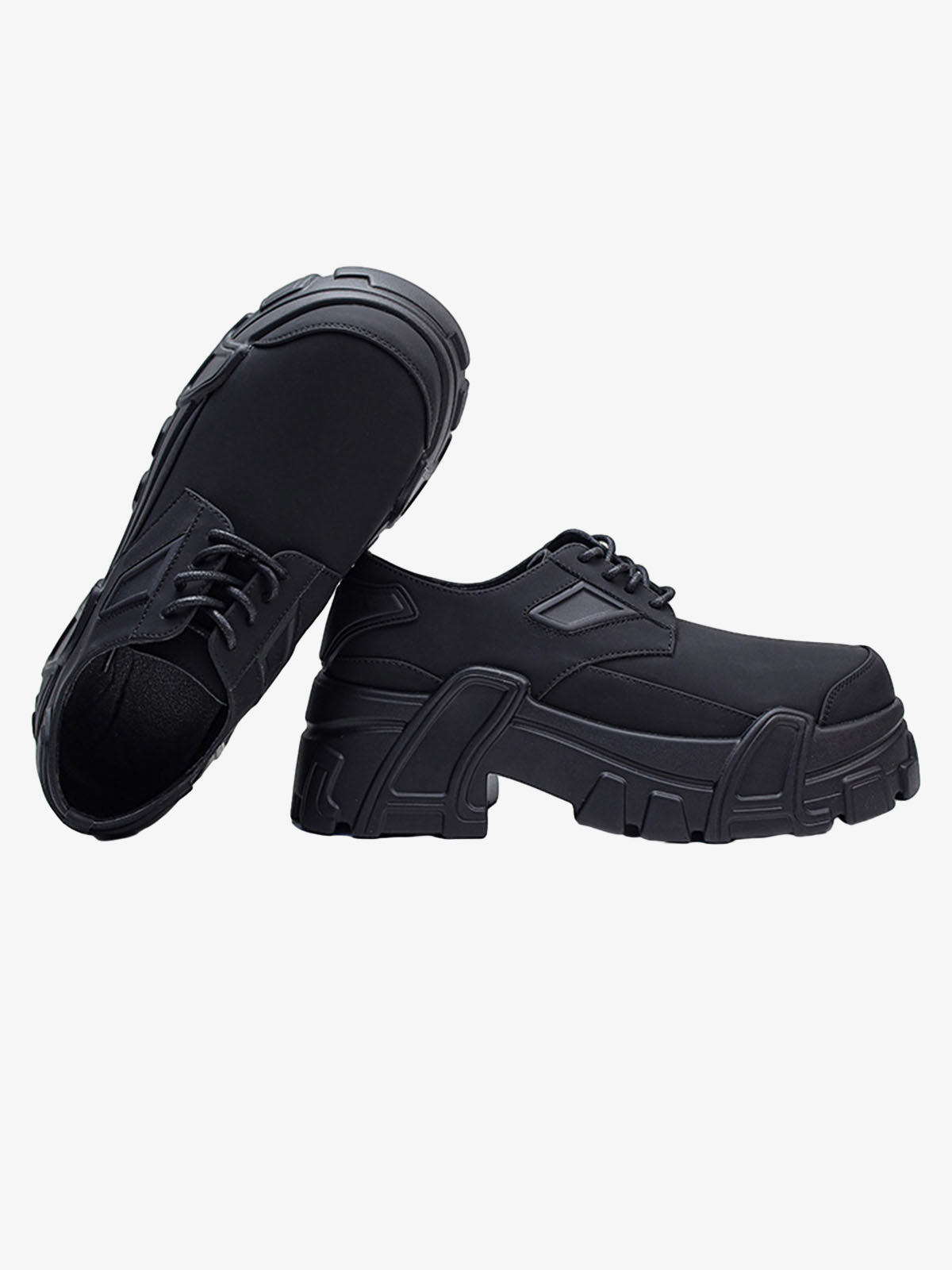 All-Black Platform Shoes 