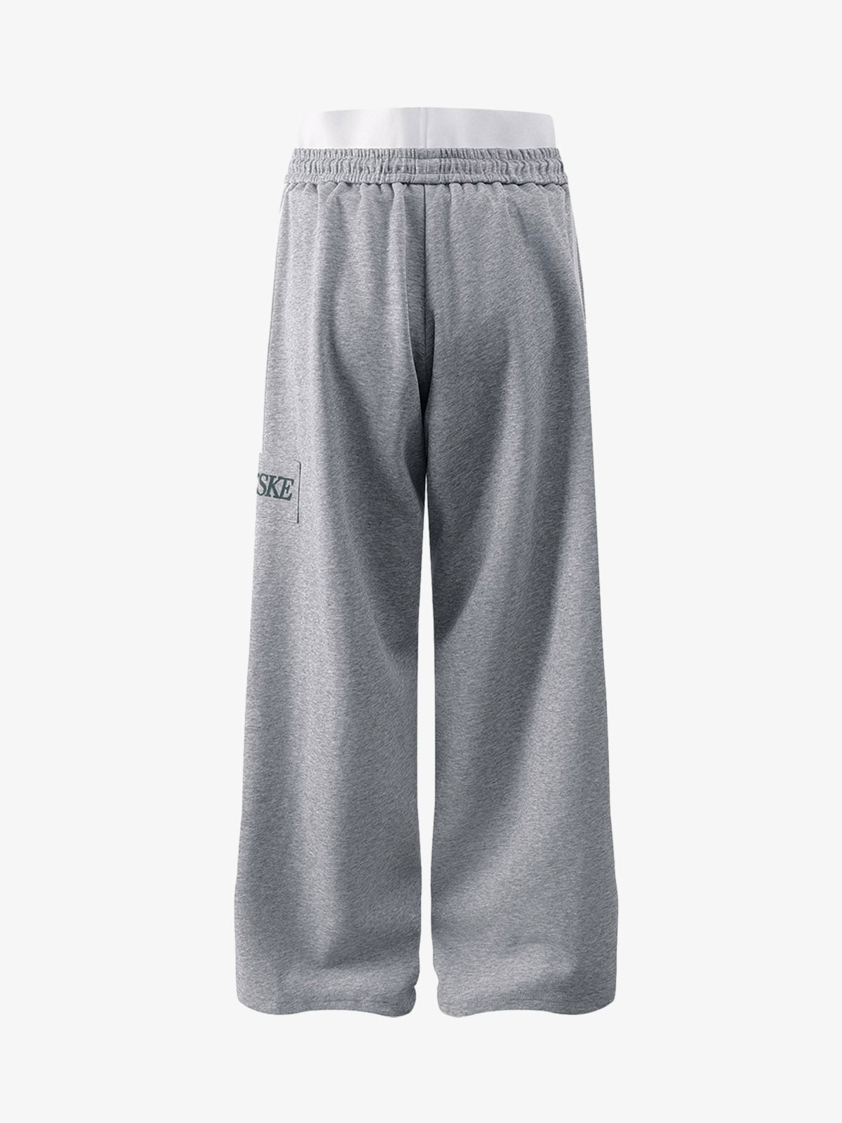 Retro Striped Double Waist Pants 