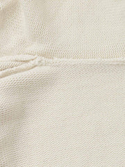 Cardigan con cappuccio in maglia jacquard