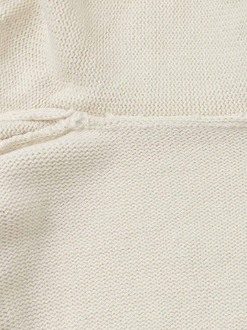 Jacquard Hooded Knit Cardigan