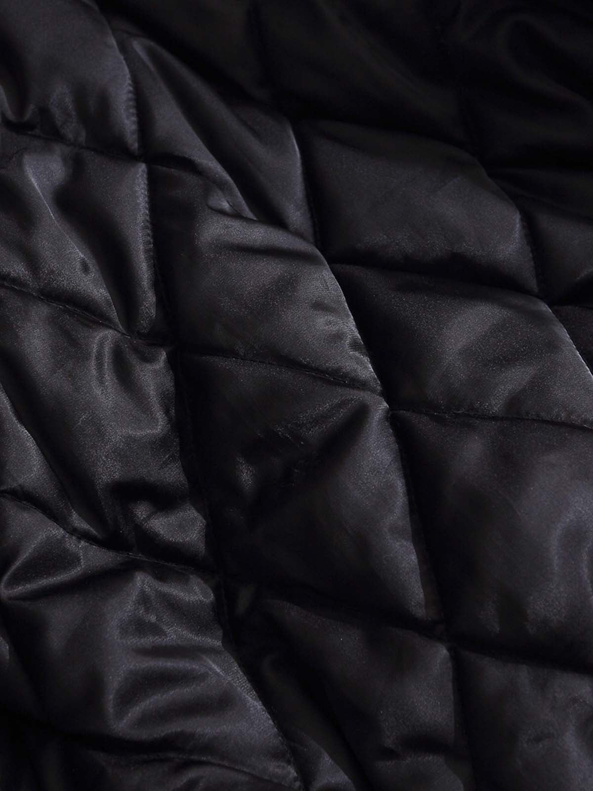 Retro Suede Texture Shearling Collar Fleece Bomber Jacket 