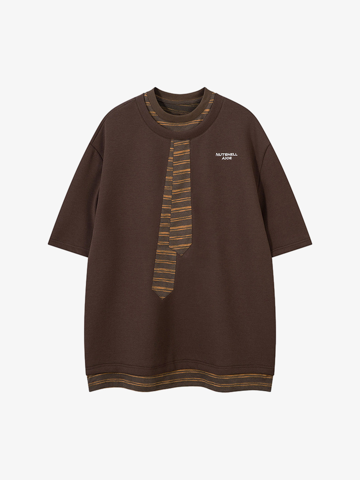 High Street Tie Embroidered Design T-shirt 