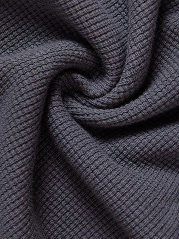 T-shirt long en maille gaufrée à imprimé dégradé vieilli