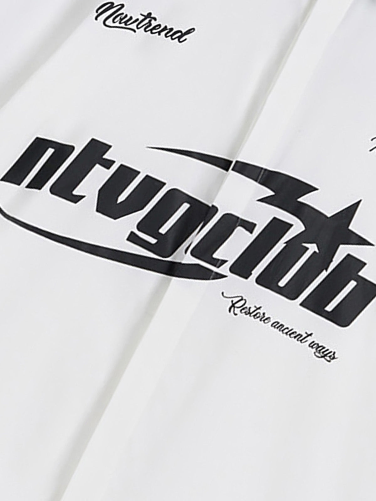 Racing Style Oversized Short Sleeve Shirt 