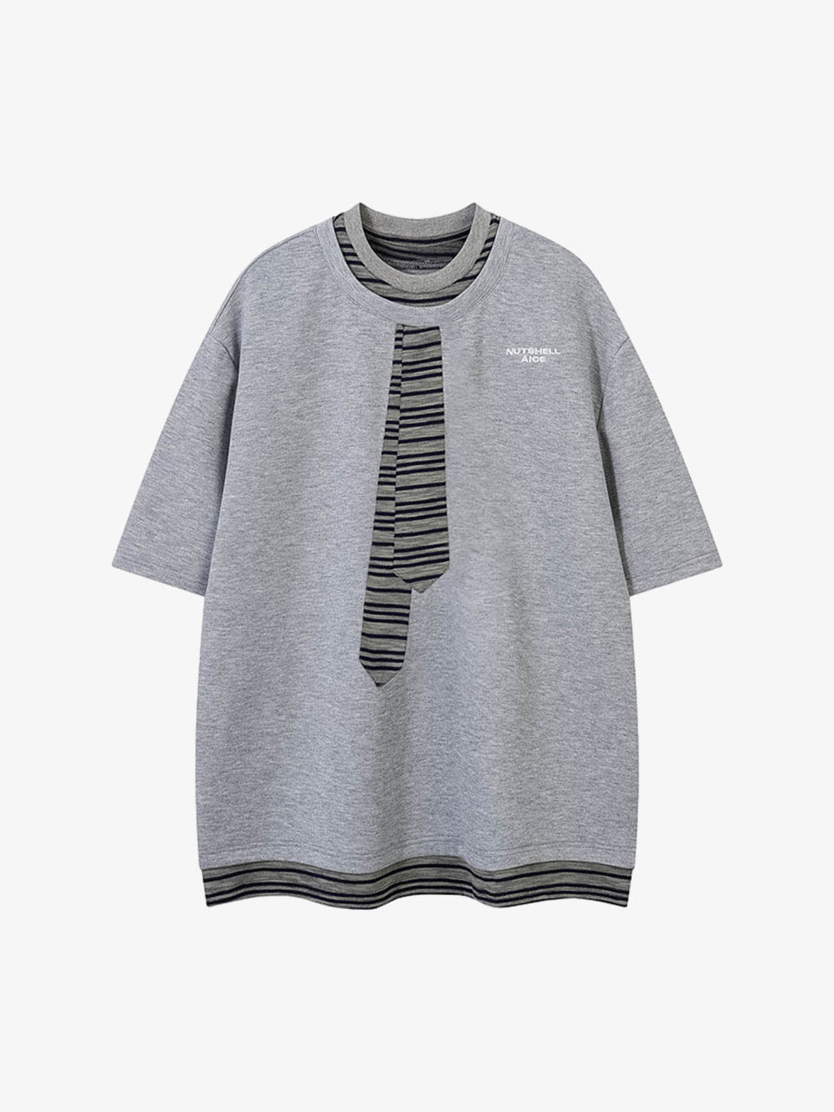High Street Tie Embroidered Design T-shirt 