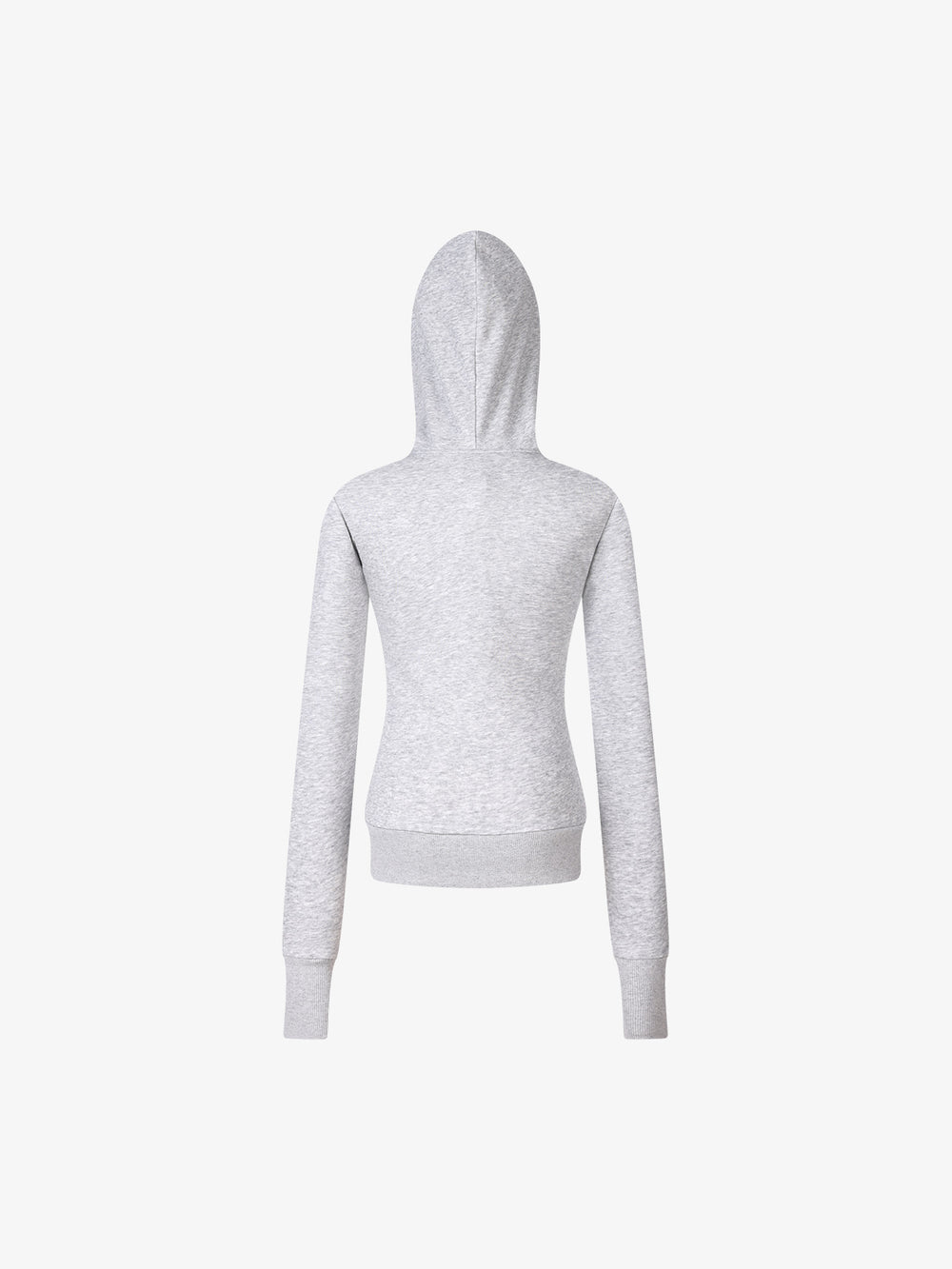Big Zip Silm Zip-Up Hoodie