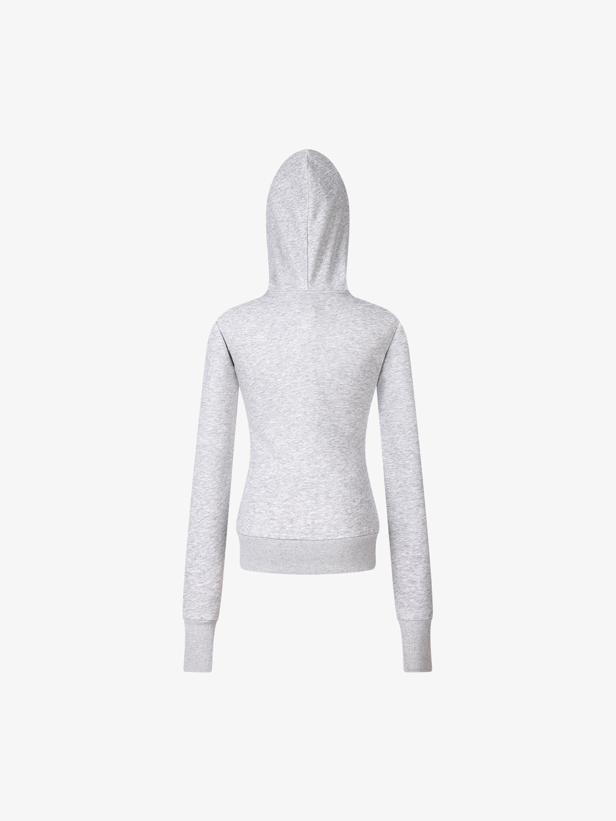 Big Zip Silm Zip-Up Hoodie