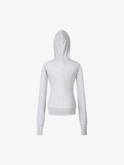 Big Zip Silm Zip-Up Hoodie