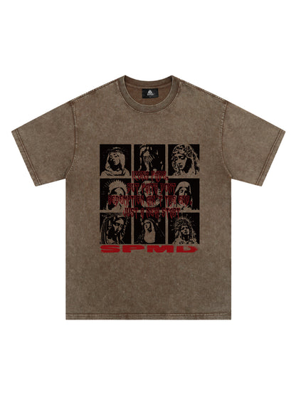 Original Saint Slogan Graphic T-Shirt 