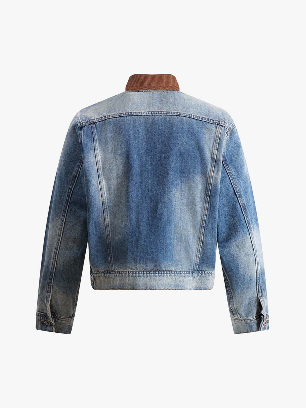 Tie-Dye Gradient Denim Jacket