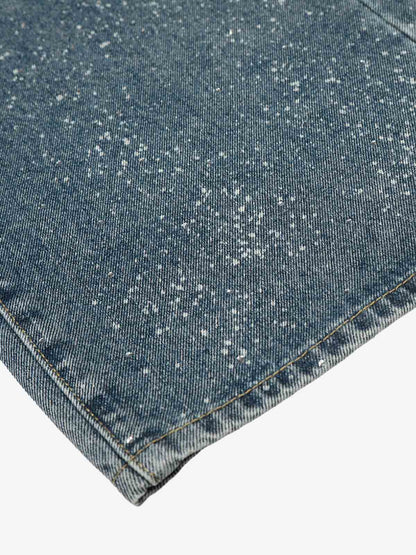 Sparkling Wide-Leg Jeans - Perfect for Casual and Festive Occasions 