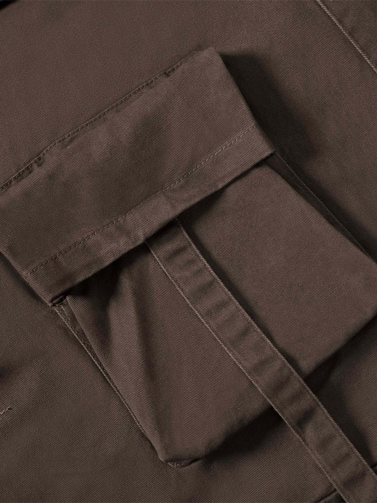 Functional Style Multi-pocket Cargo Barrel Pants 
