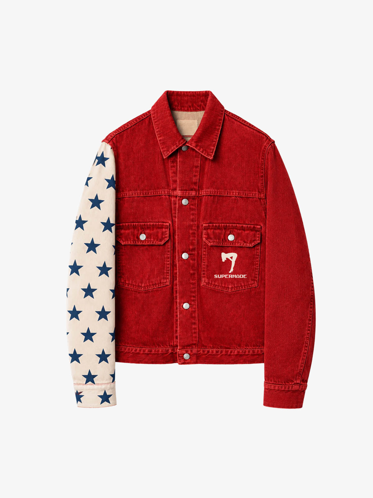 Street-style Colorblock Corduroy Casual Set