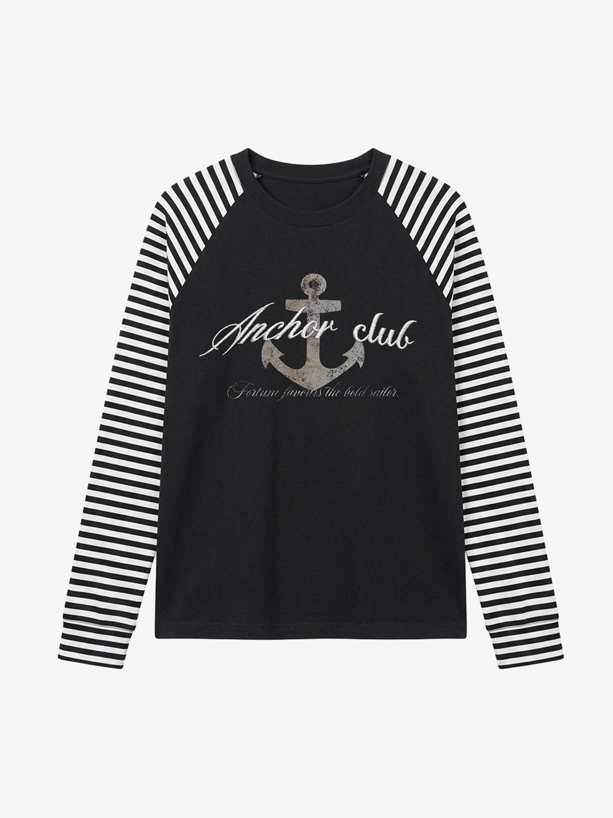 Anchor Graphic Raglan Long Sleeve Tee