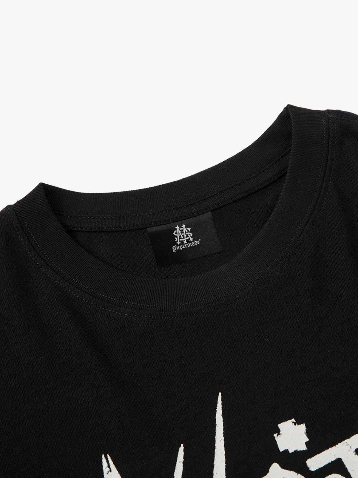 Hip-Hop Punk Faux Two-Piece Long-Sleeved T-Shirt 